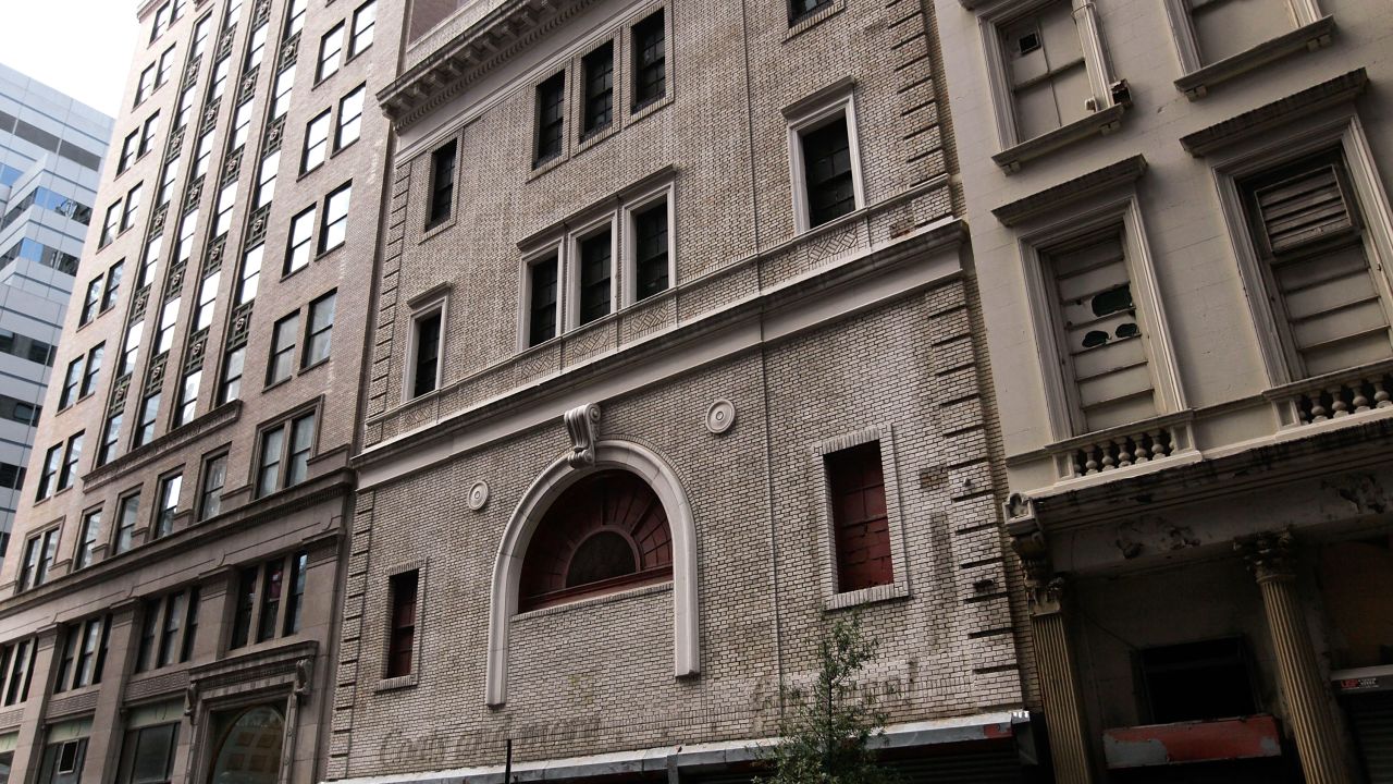 The site of the proposed Islamic center near ground zero in New York is seen on September 9, 2010.