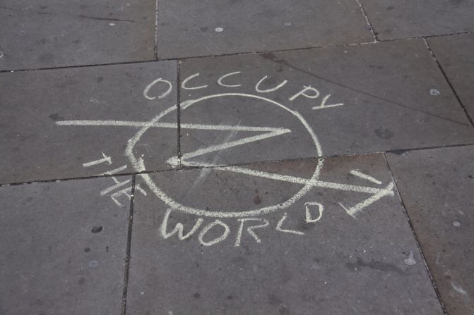 Inspired by similar protests in New York's Wall Street financial district, activists had hoped to occupy the London Stock Exchange.