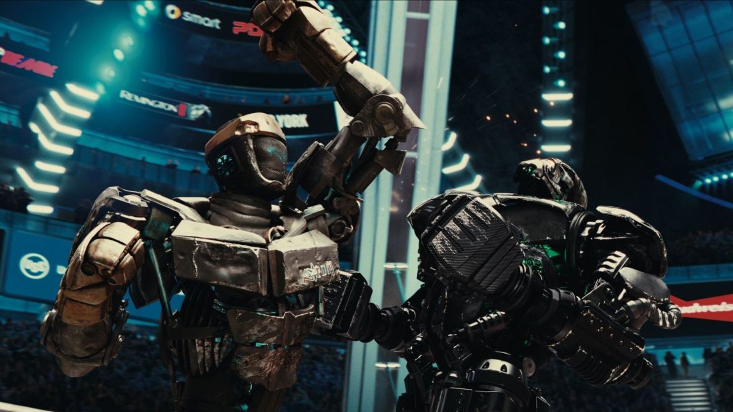 "Real Steel" punched up an estimated $16.3 million this weekend.