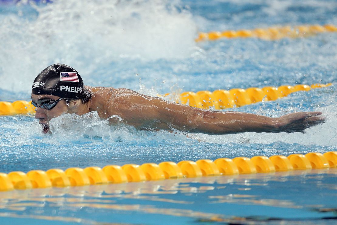 Michael Phelps' new video game allows players to copy the Olympic champion's strokes.