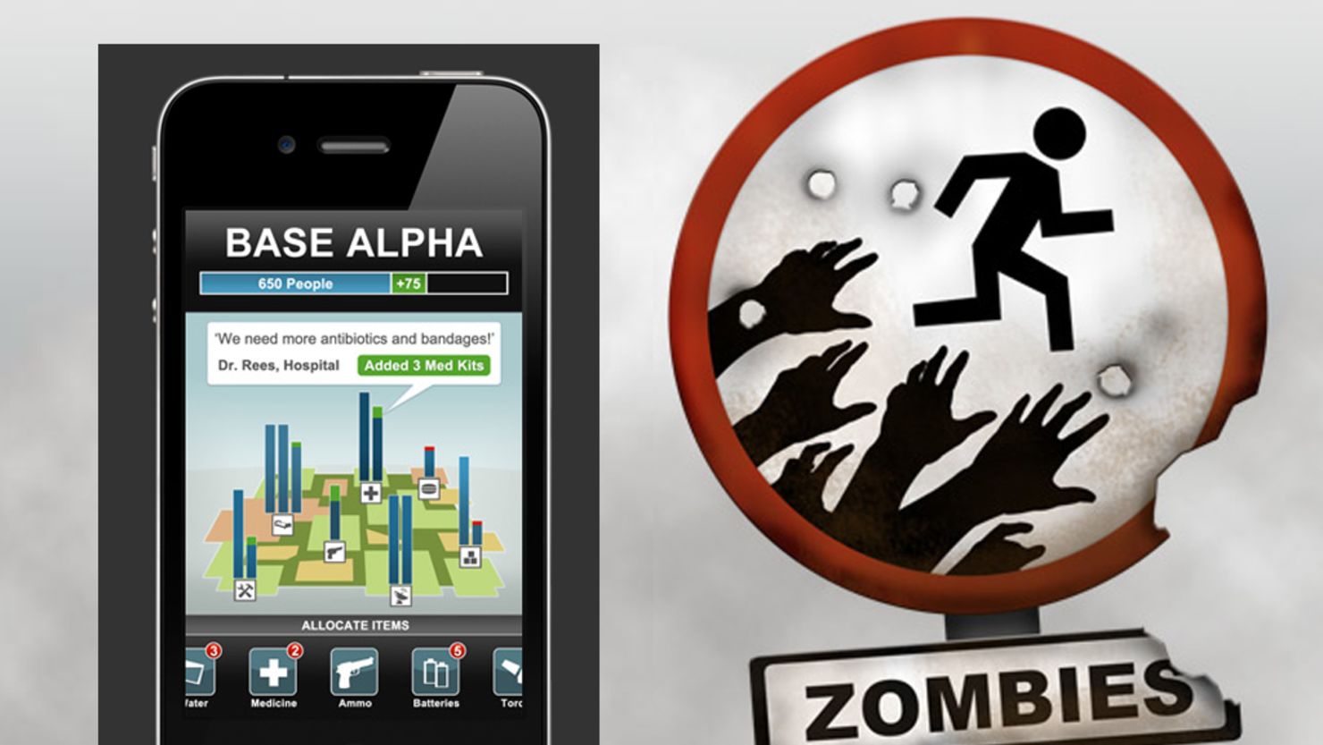 Zombies, Run! turns exercise into a game -- a terrifying, terrifying game. 