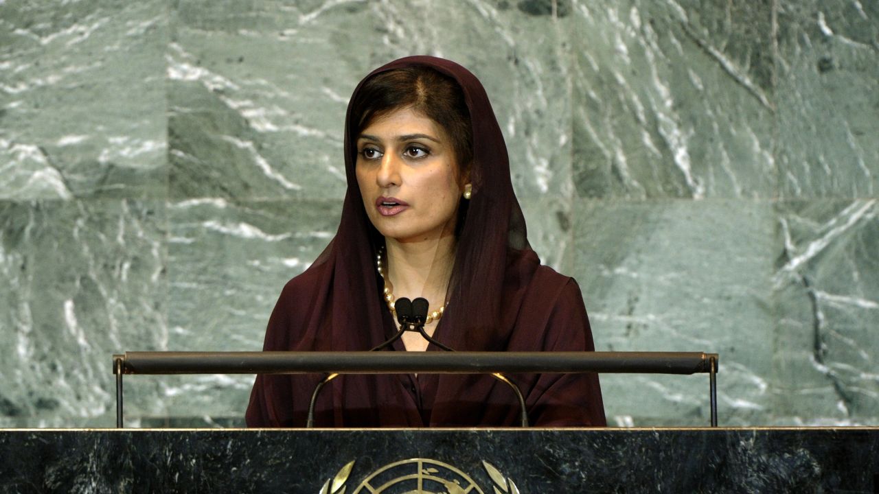Hina Rabbani Khar, Minister for Foreign Affairs of Pakistan, shown addressing the 66th General Assembly on September 27, 2011 at the United Nations in New York, said Pakistan would grant India "Most Favored Nation" status.