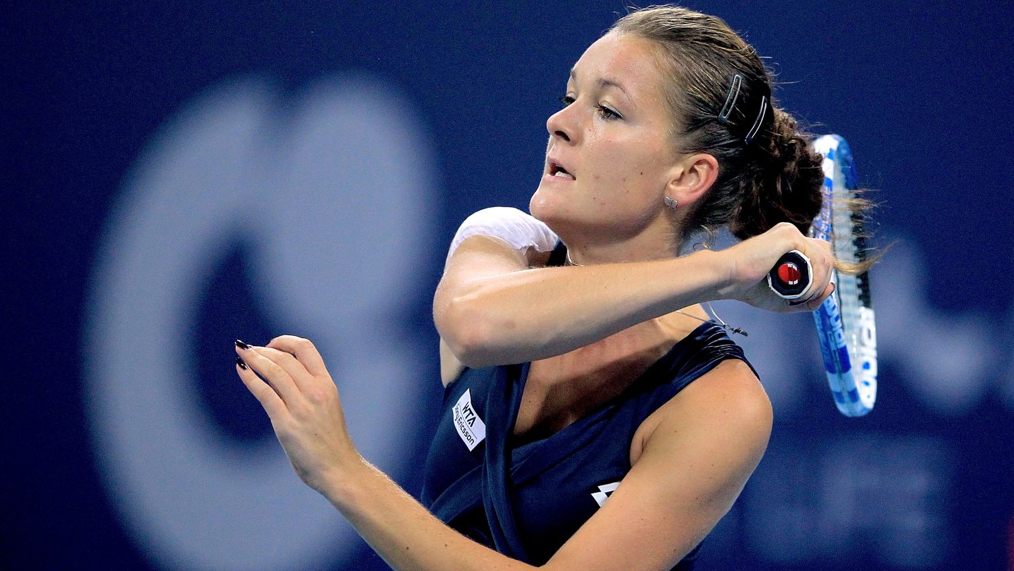 Agnieszka Radwanska lost to Lucie Safarova as she bid to seal a WTA Championships berth 