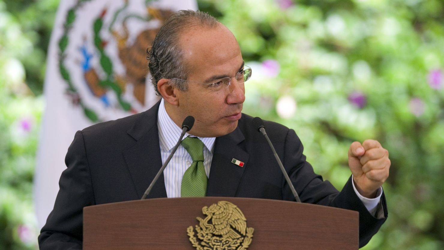Mexican President Felipe Calderon, pictured at a meeting last month about the 2011 Pan-American Games. 