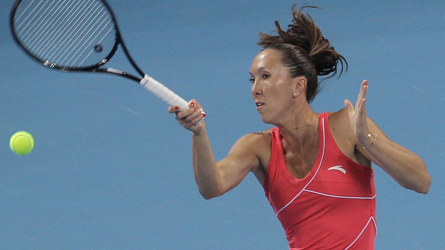 Serbia's Jelena Jankovic rose to the top of the women's world rankings in August 2008.