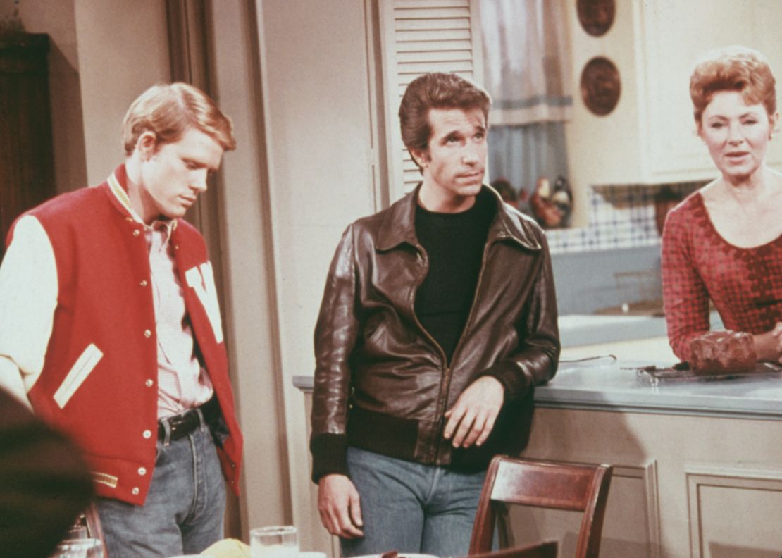 The hit television show "Happy Days" was on the air from 1974 to 1984.