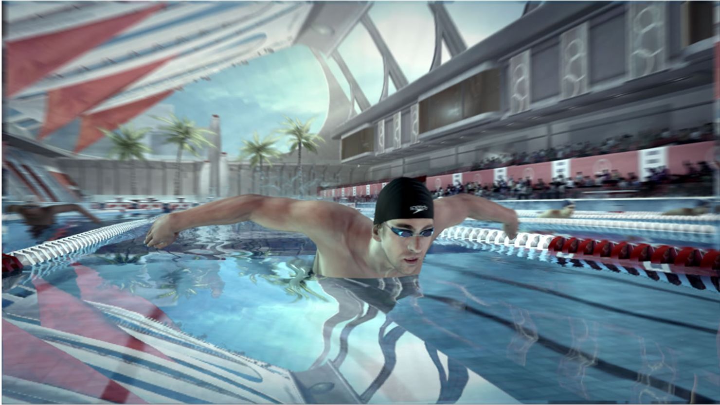 Olympic swimming champ Michael Phelps has a new video game for Xbox 360's Kinect,  "Michael Phelps: Push the Limit." 