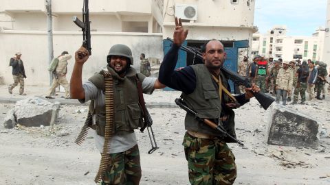 Libyan National Transitional Council fighters during a lull in the battle against loyalist troops this week in Sirte.