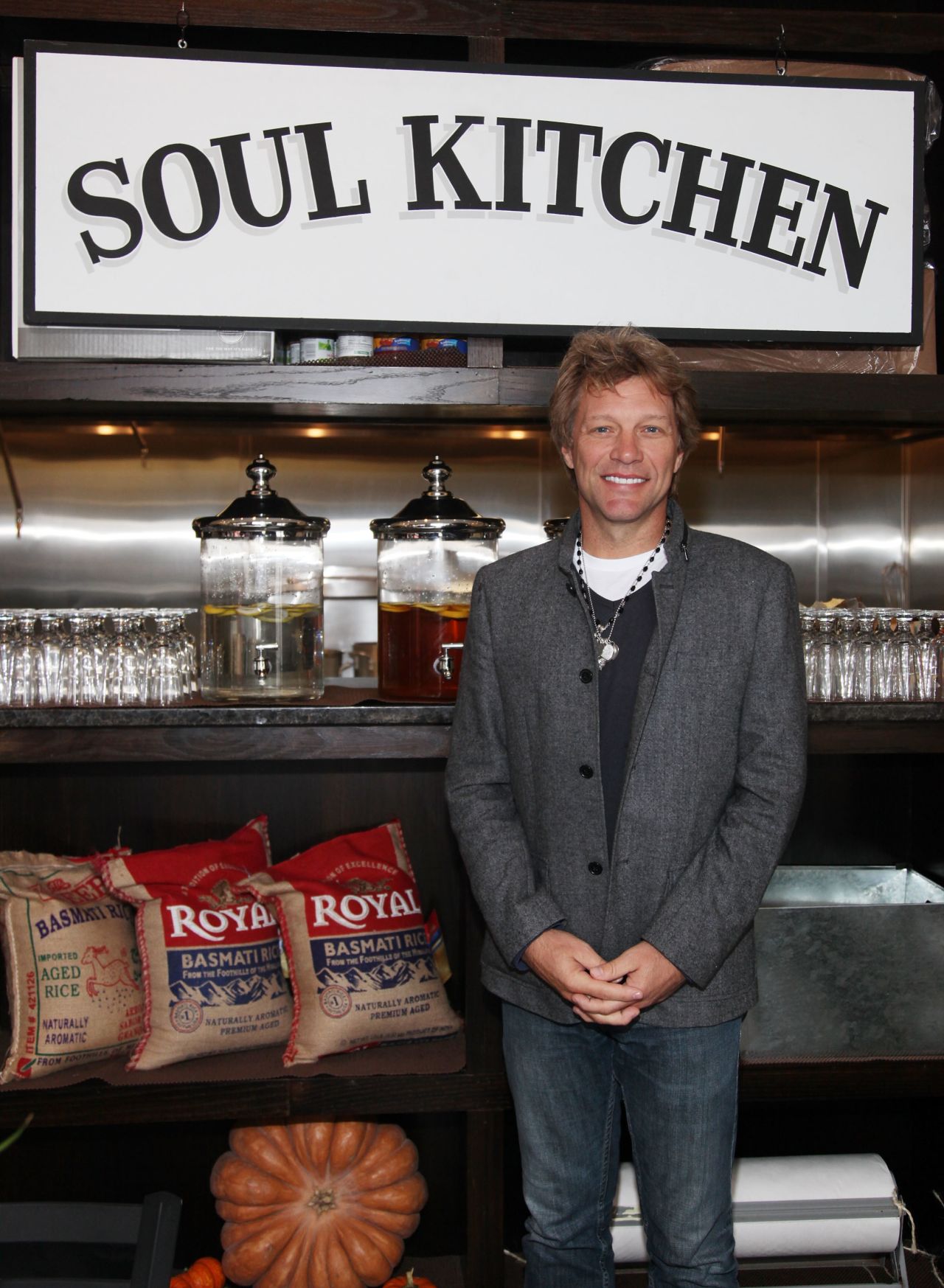 In October 2011, rocker Jon Bon Jovi opened the Soul Kitchen restaurant in his home state of New Jersey.  The pay-as-you-go community kitchen has no prices on the menu but asks people to volunteer or donate at least $10 for their meal.  The buzz around this endeavor landed Bon Jovi on the top of Forbes Magazine's "Most Valuable Celebrity Charity Relationships," which measures the amount of publicity generated by each star for their cause. 