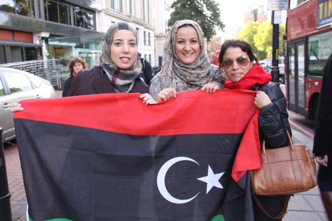 Amira Elgadi, Aida Shebani and Sana Maziq moved to London in recent months to protect their children from the violence in the Libyan capital, Tripoli. All hope to be able to return there in the coming months.