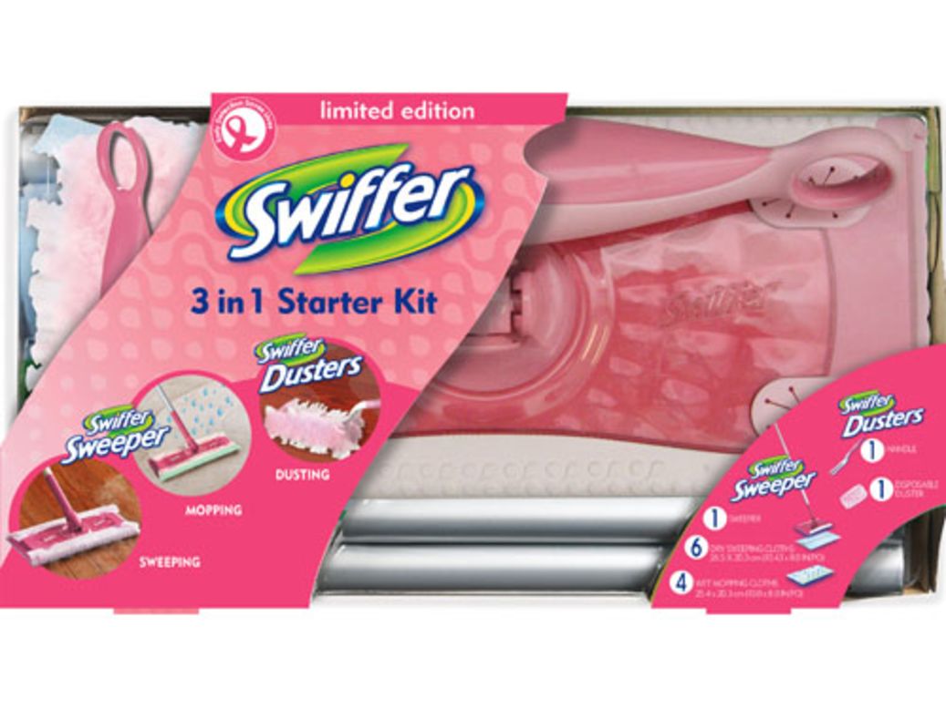 Swiffer Kit Rosa Limited Edition Catturapolvere Manico 8 Panni Wet 3 Dry  Tik Tok
