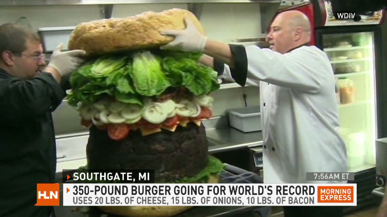 largest burger in the world