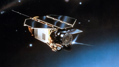 Artist rendition of the ROSAT German satellite