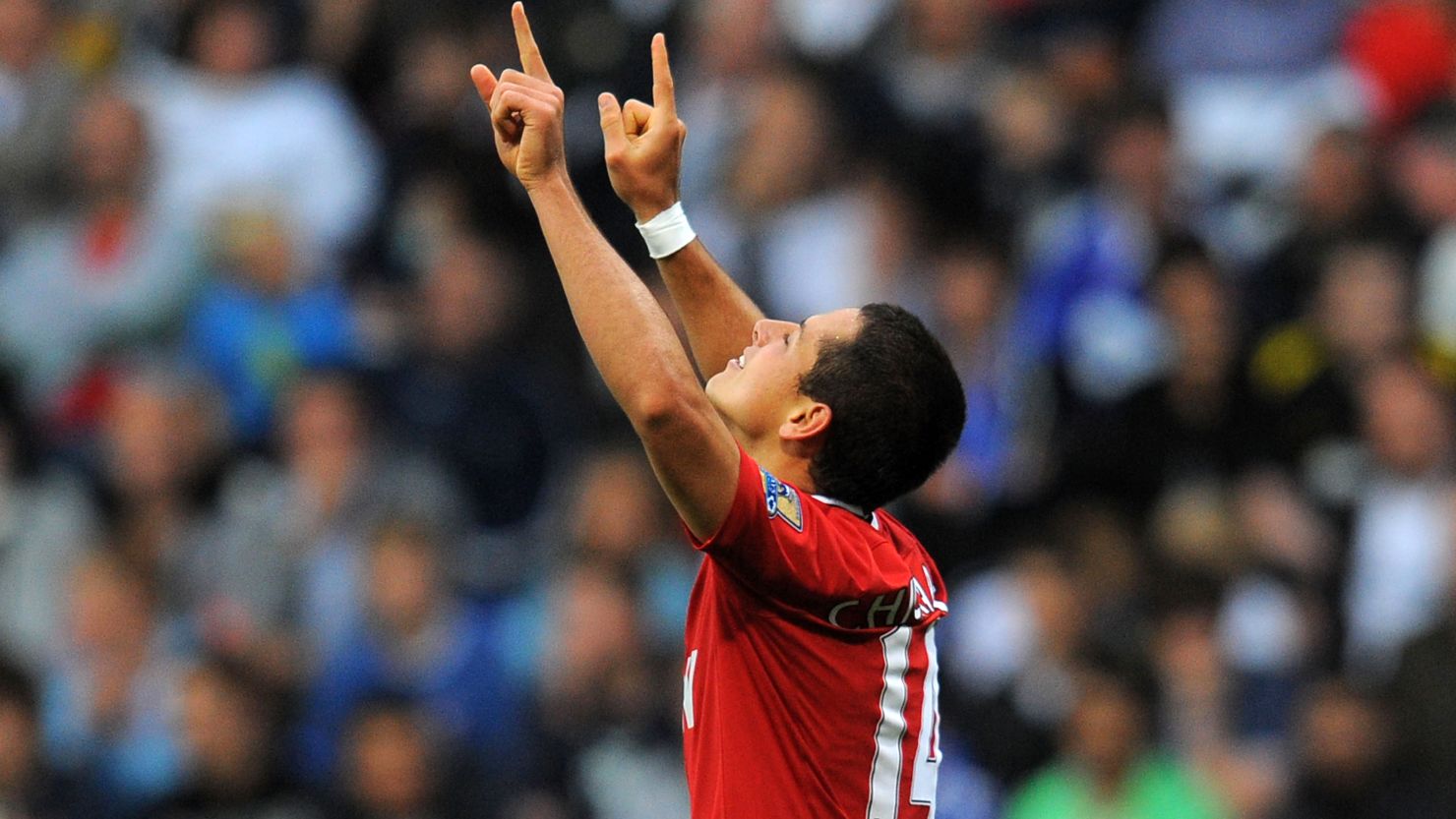 Mexico striker Javier Hernandez has scored three Premier League goals for Manchester United this season.