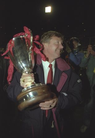 Ferguson lifted the European Cup Winners' Cup for the second time in his career in 1991, when United beat Barcelona 2-1 in the final.