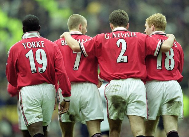On the opening day of the 1995-96 season, Ferguson fielded a team against Aston Villa that included the fresh faces of Nicky Butt, Paul Scholes and Gary and Phil Neville, with David Beckham coming off the bench. United lost 3-1, prompting BBC TV pundit Alan Hansen to say Ferguson would never win anything win kids. They went on to win the double.