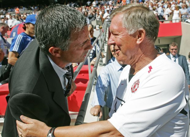 Jose Mourinho represented a new adversary for Ferguson when he arrived in England to manage Chelsea. 'The Special One' prevailed, winning two straight Premier League titles, but the relationship between the two men has always been one of mutual respect and admiration. There lives on a tradition of each trying to out-do the other by producing a better wine to share after games between their respective teams.