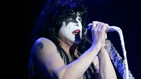 Paul Stanley of Kiss performs at the Wembley Arena on May 12, 2010, in London, England. 
