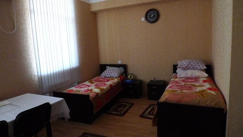 Bedrooms for some of the 2,000 workers and their families.