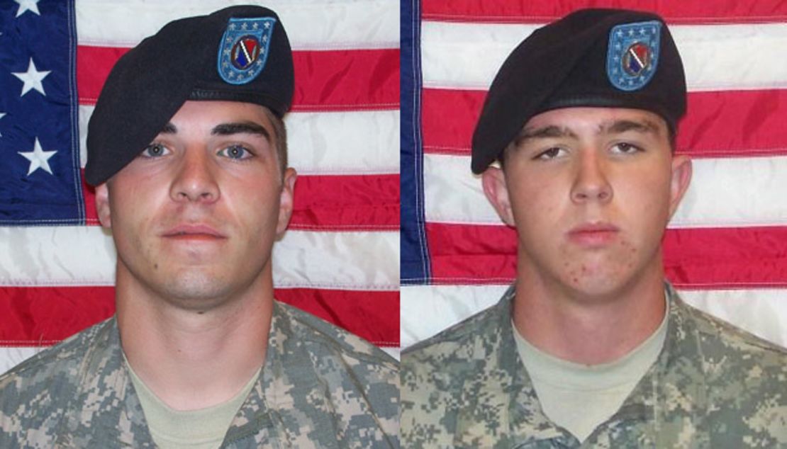 Pvt. Jeremy Morlock, left, and Pfc. Andrew Holmes, right, have both pleaded guilty to murder charges.