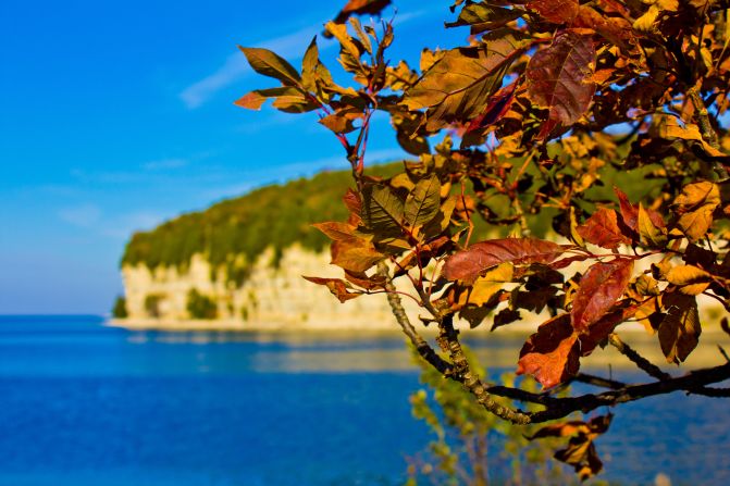John McGraw shared this photo of the leaves turning in Fayette State Park in Michigan. "Every color you can imagine and an endless amount of trees, rivers, wildlife and of course all of the lakes," he said of his trip to the park.