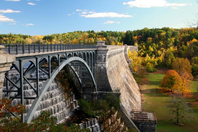 Robert Ondrovic took this photo of Croton Falls Dam in New York. "This is a beautiful location for a hike along the dam and reservoir," he said.
