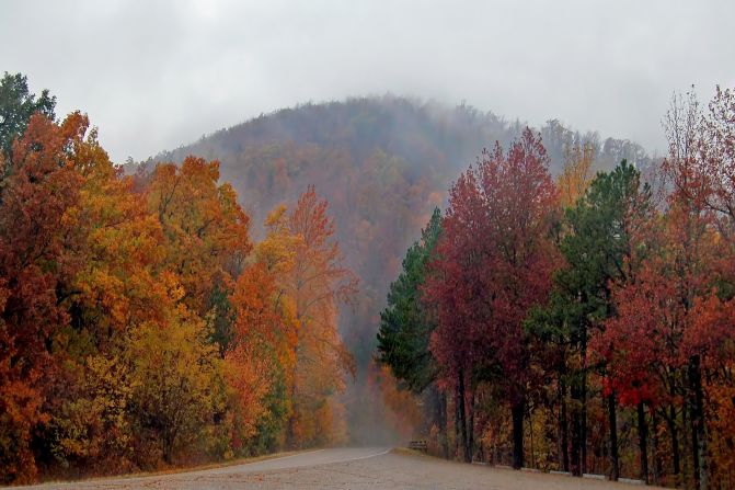 Mike Dougharty shared this foggy morning photo on the Talimena Scenic Drive in western Arkansas. "Amazing colors during the fall and well worth a visit," he said.