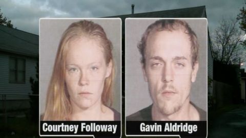 Courtney Followay and Gavin Aldridge are accused of child endangering, obstructing official business and animal cruelty.