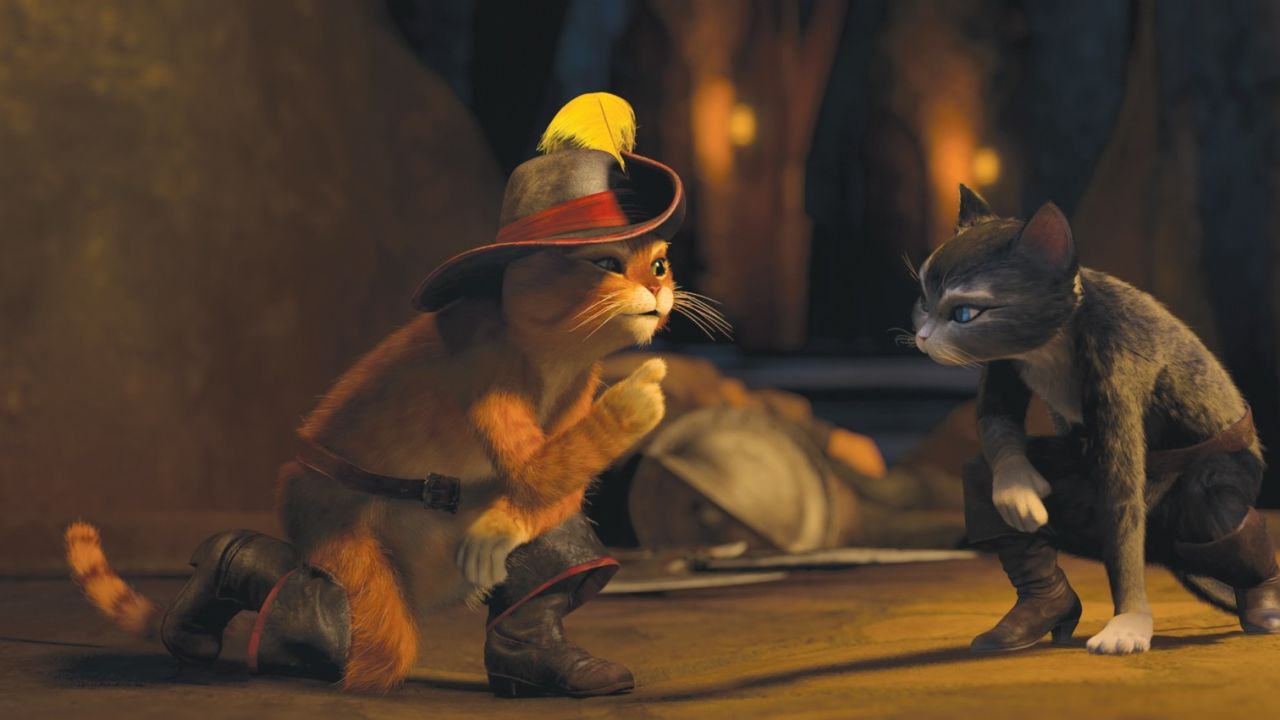Dreamworks Animation's "Puss in Boots" was the top cat this weekend, with a $34 million debut.