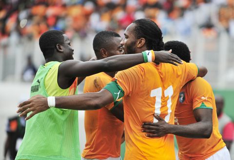 Ivory Coast will be firm favorites to advance from Group B, with their squad including star names such as Chelsea striker Didier Drogba and Manchester City midfielder Yaya Toure. They are joined by 1970 champions Sudan, 2010 hosts Angola and Burkina Faso.
