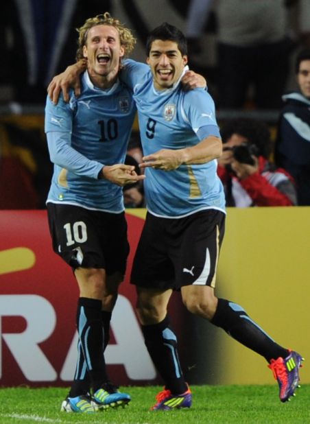 Uruguay claimed a record 15th Copa America triumph in July, and La Celeste's strike duo of Inter Milan's Diego Forlan and Liverpool's Luis Suarez have been shortlisted for the award.