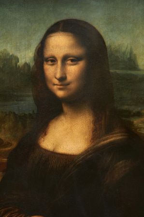 Da Vinci's world-famous portrait of a woman with an enigmatic smile is thought to be of Lisa Gherardini, wife of a Florentine cloth merchant named Francesco del Giocondo, although even this fact about the mysterious painting remains unclear. Mona Lisa's famous smile is symbolic, according to the Louvre website, which says "It is a visual representation of the idea of happiness suggested by the word "gioconda" in Italian."