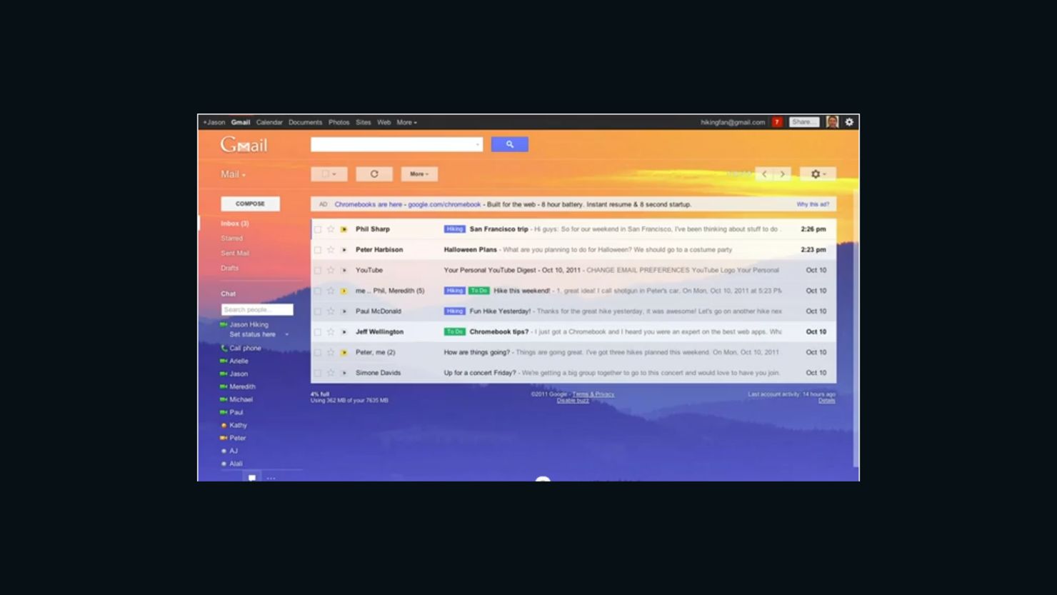 There will be a variety of new changes to Gmail that will give users more control over the look of the service.