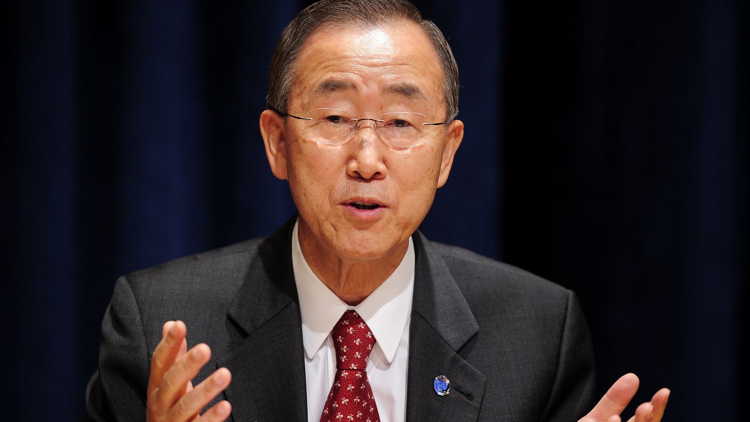 U.N. Secretary-General Ban Ki-moon is on a trip to jump start the Middle East peace process.