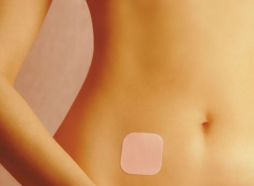 For women who don't want to take a pill or insert a device, the Ortho Evra birth control patch sticks to the body and releases pregnancy-preventing hormones through the skin. A woman must change her patch once a week for three weeks in a row. No patch is used in the fourth week, and then the cycle starts again.