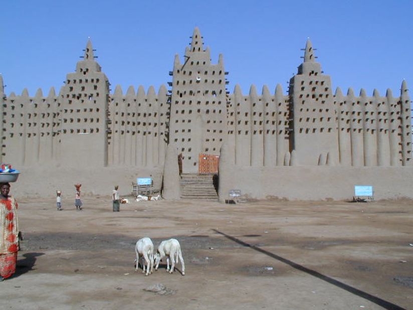Another inspirational structure on the African continent, the great mosque of Djenne in Mali is "one big piece of architecture," says Adjaye.
