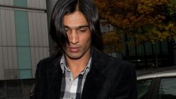 Former Pakistani cricketer Mohammad Aamer arrives at Southwark Crown Court in London, on November 3, 2011