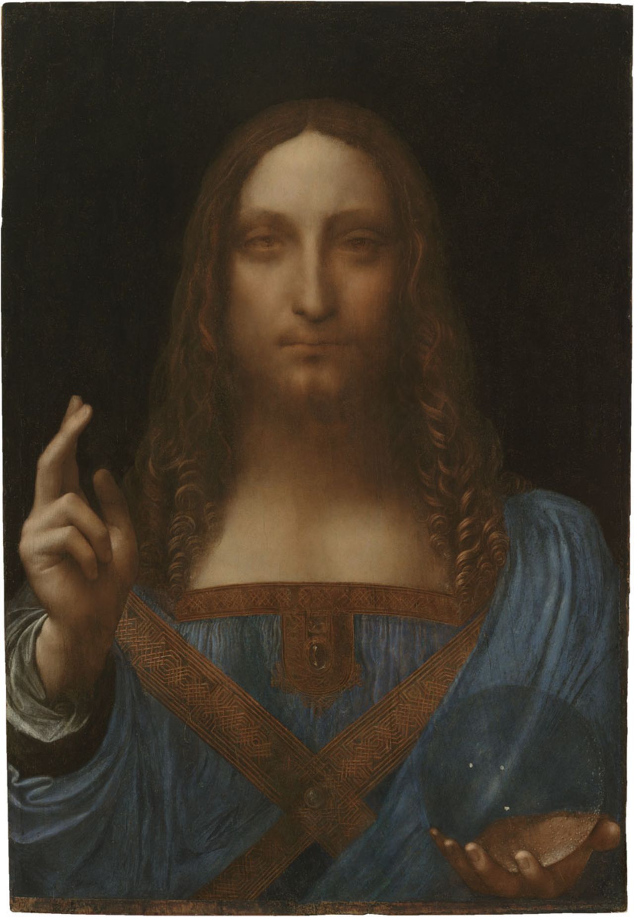 Leonardo da Vinci's "Salvator Mundi," c. 1500, was, for years, thought to have been destroyed. It was only re-discovered in the last five years and will go on public display for the first time in London in November.