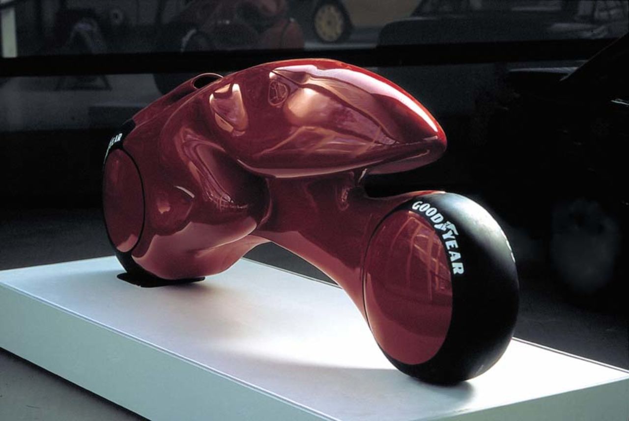 Colani 'Frog,' 1973. A study of possible shapes for a motorcycle.