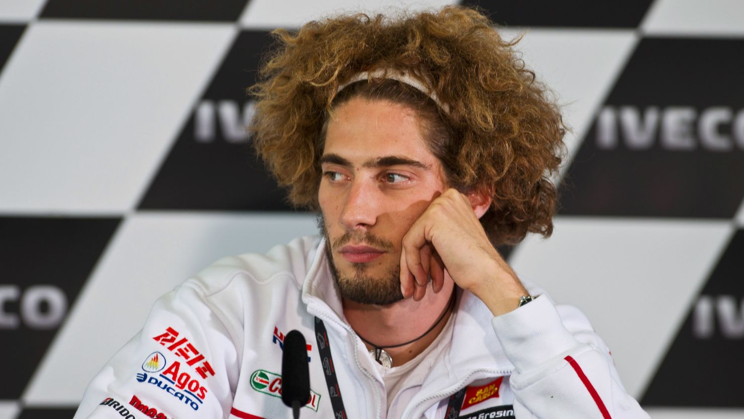 Italian Marco Simoncelli was 24 when he was killed in a crash at the Sepang circuit in Malaysia. 