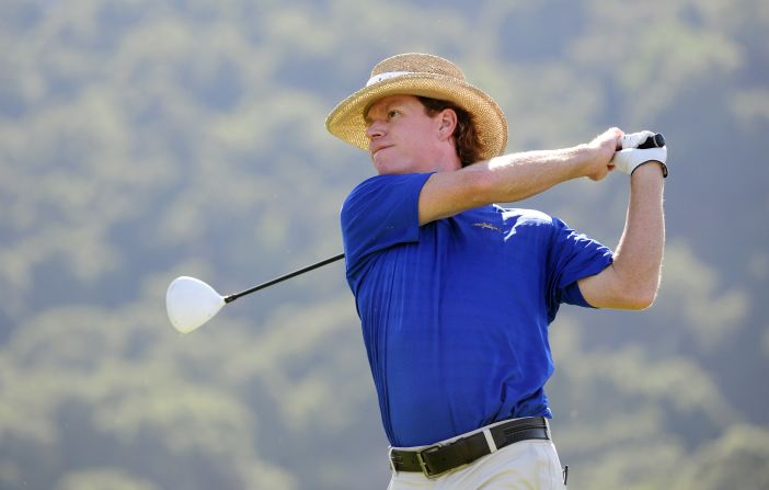 Briny Baird is golf's perennial runner-up, having failed to win any of his 348 tournaments on the PGA Tour. His straw hat can be seen frequently on the circuit. "I wear it purely for sun protection, not for fashion reasons!" he told CNN.