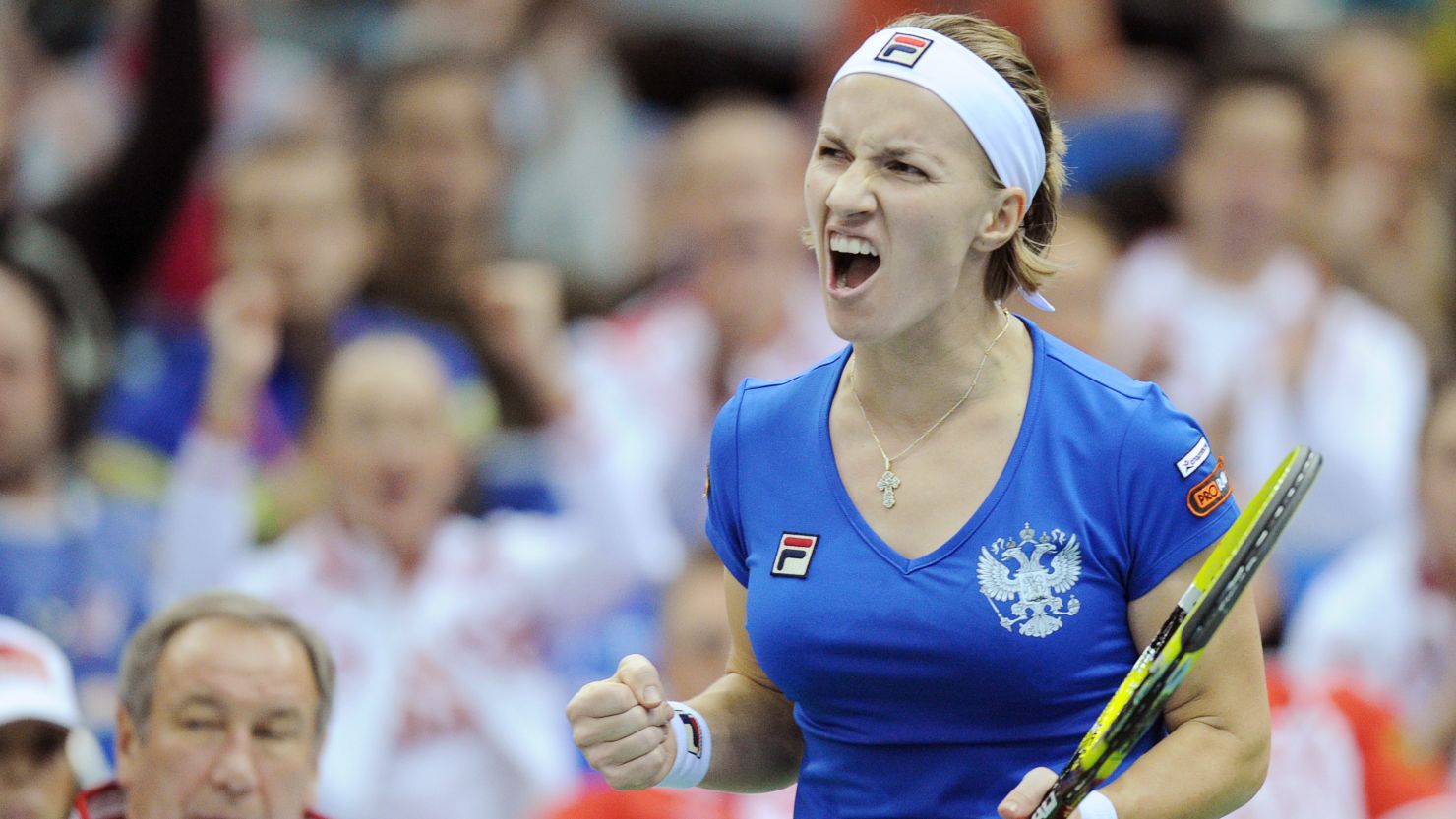 Russia's Svetlana Kuznetsova has now won five of her seven matches in Fed Cup finals.