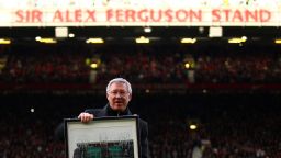 Manchester United renamed Old Trafford's North Stand in honor of legendary manager Alex Ferguson ahead of Saturday's match with Sunderland and his 25th anniversary at the club.