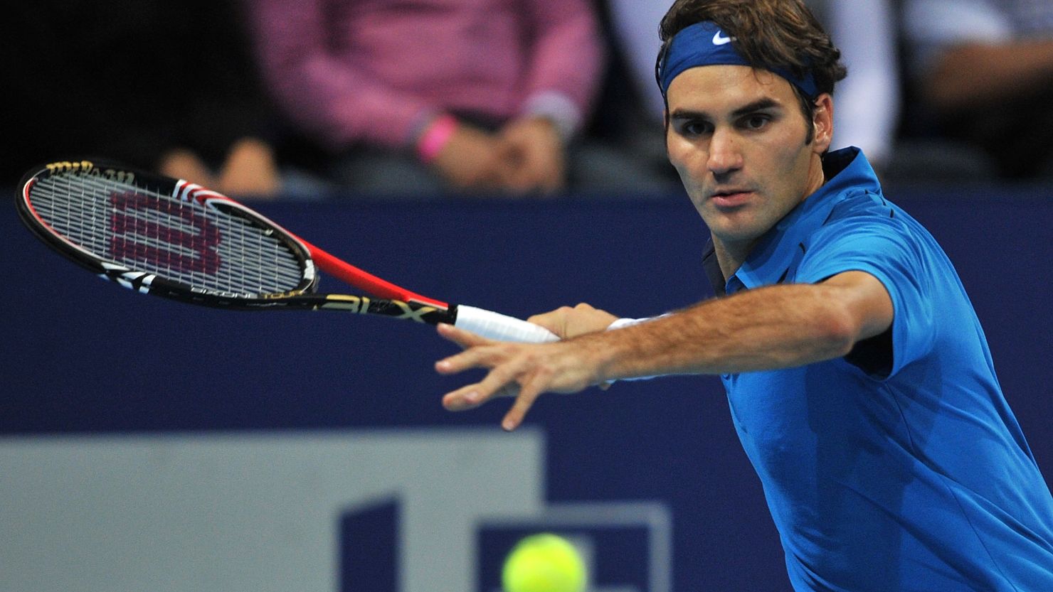 Roger Federer's fifth Swiss Indoor victory ended a 10-month ATP Tour title drought.