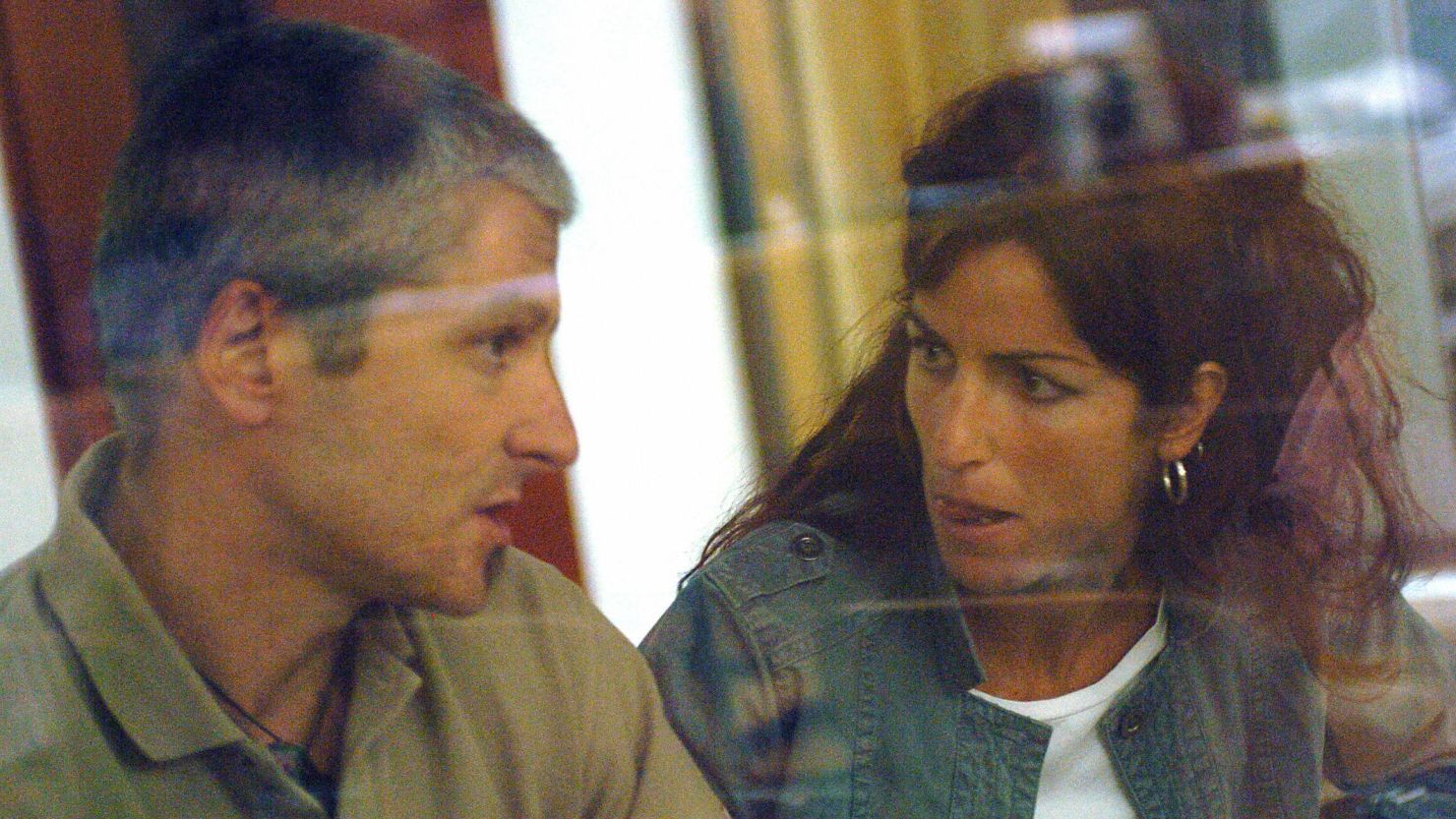 A picture of Francisco Javier Garcia Gazteluis at a Madrid court with companion Irantzu Gallestegi Sodupe 'Amaia' in June 2007.