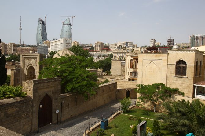 The picturesque Walled City in Baku is a UNESCO World Heritage site.