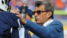 Penn State head football coach Joe Paterno said he is "deeply saddened" about the sex abuse allegations.