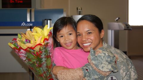 Kristin Choe's mother, U.S. Navy Lt. Florence Bacong Choe, was killed in Afghanistan two years ago.