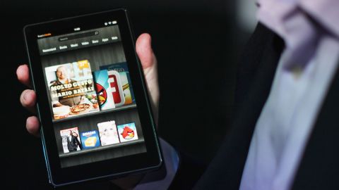 The Amazon Kindle Fire tablet is the top-selling device in the Kindle lineup.