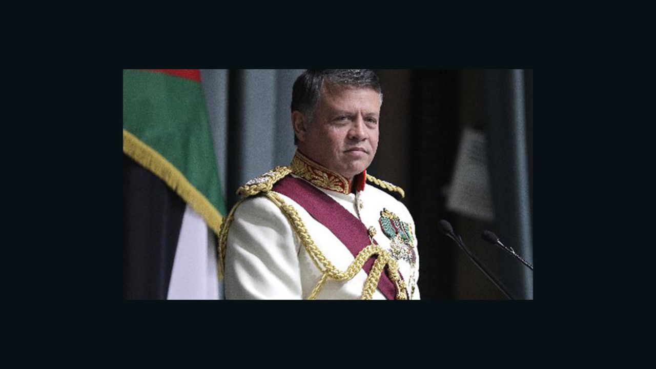 King Abdullah of Jordan will meet with U.S. President Barack Obama about peace talks between Israel and the Palestinians.